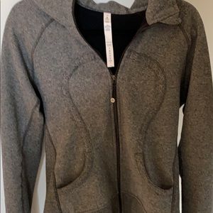 Lululemon size 12 like new dark gray jacket